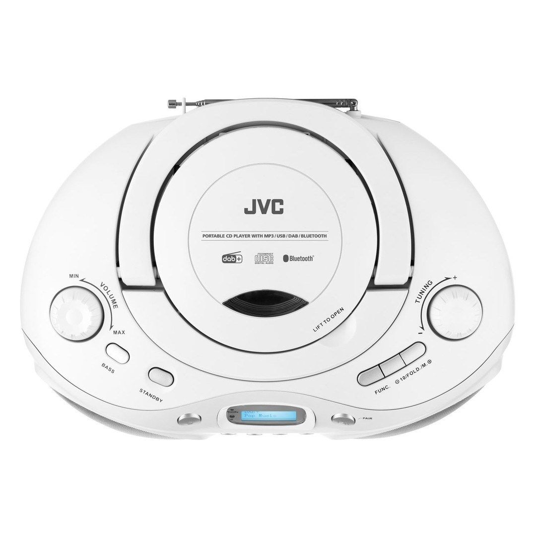 JVC Radio RD-E661W-DAB Boombox white_6