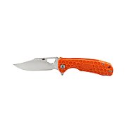 Honey Badger Clippoint Small Orange Knife HB4080_1