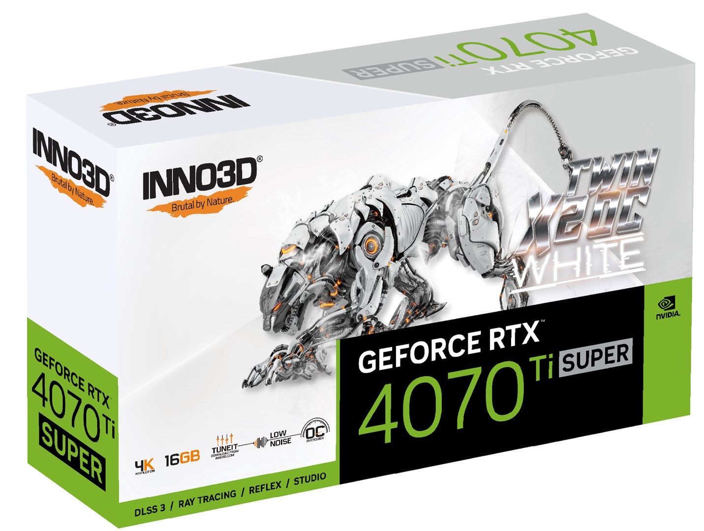 Inno3D GEFORCE RTX 4070 Ti SUPER TWIN X2 OC WHITE NVIDIA 16 GB GDDR6X_3