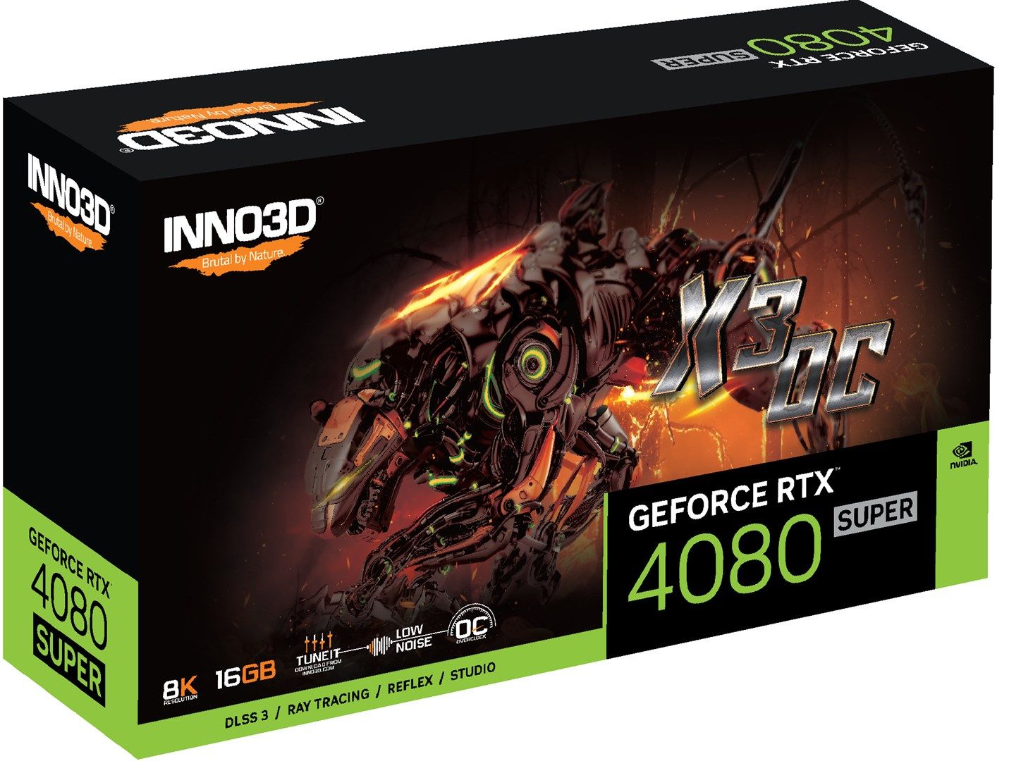 Inno3D GEFORCE RTX 4080 SUPER X3 OC NVIDIA 16 GB GDDR6X_3