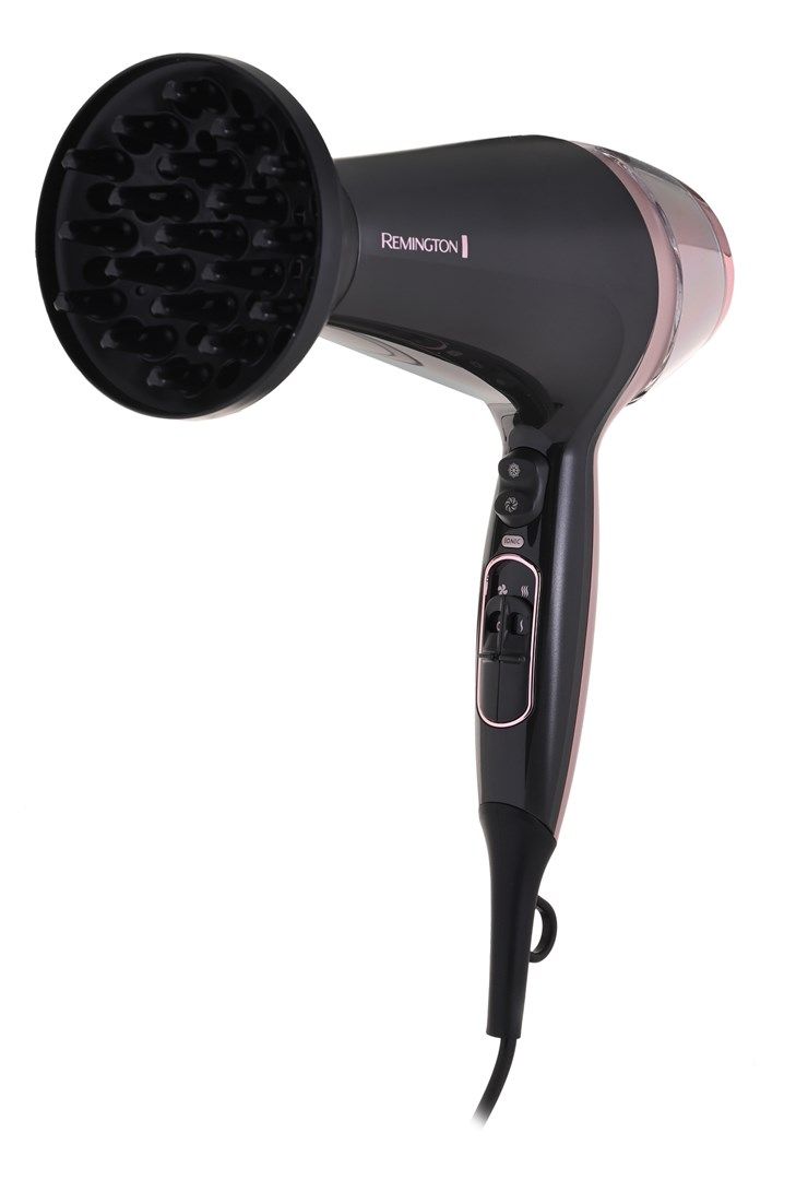 Remington D5706 hair dryer 2200 W Black  Pink gold_6