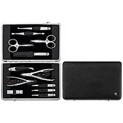 Zwilling Twinox Manicure Set - Black Leather Case  12 Pieces - Black_1