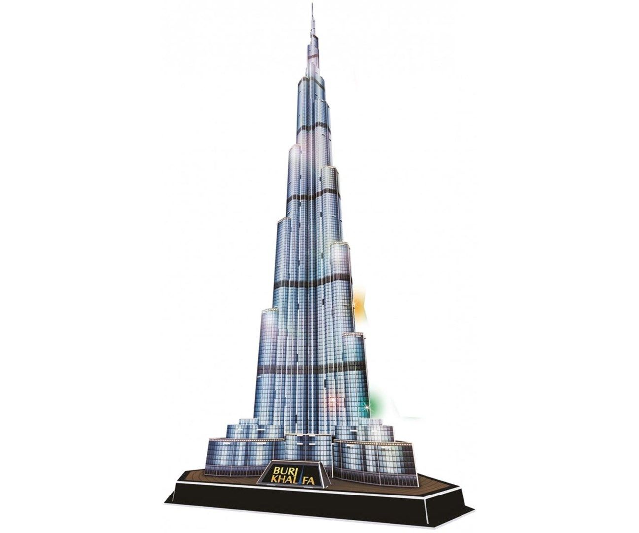 3D LED puzzle Burj Khalifa 136el. 20508 DANTE p12 CubicFun_2