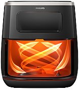 Philips 3000 series HD9257/80 fryer Double 5.6 L Stand-alone 1700 W Hot air fryer Black_1