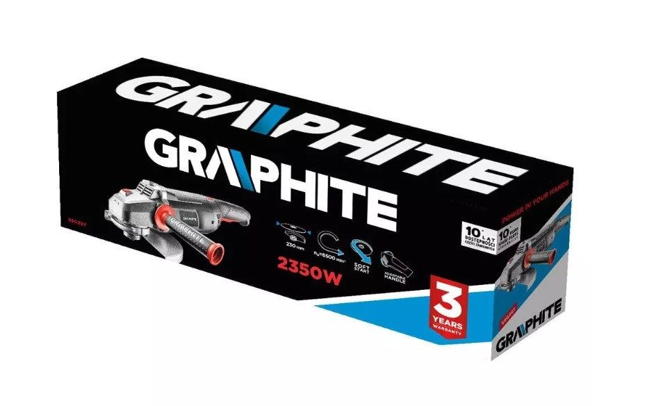 Angle grinder 2350W Graphite 230mm disc_2