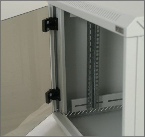 Triton 19  Rack Wall-mount 6U/500 glass door Wall mounted rack Grey_2