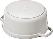 Staub Round Cast Iron Pot - 2.6 ltr  White Truffle_5