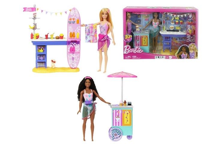 Barbie Day at the Sea Set of 2 Dolls HNK99 p3 MATTEL_10