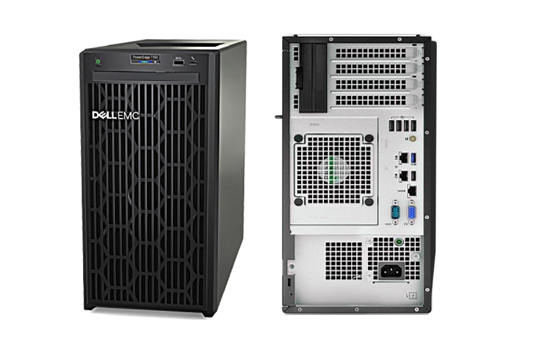 Server DELL PowerEdge T150, Tower 4U, Intel Xeon E-2314 (4 C / 4 T, 2.8 GHz - 4.5 GHz, 8 MB cache, 65 W), 16 GB DDR4 ECC, 2 TB HDD, 4 x LFF, 300 W, Fara sistem de operare
 [1 buc]Procesor server Intel Xeon E-2378, socket 1200, 8C / 16T, 2.60 - 4.80 GHz, 16 MB cache, 65 W
 [2 buc]HDD server HPE 600 GB 2.5