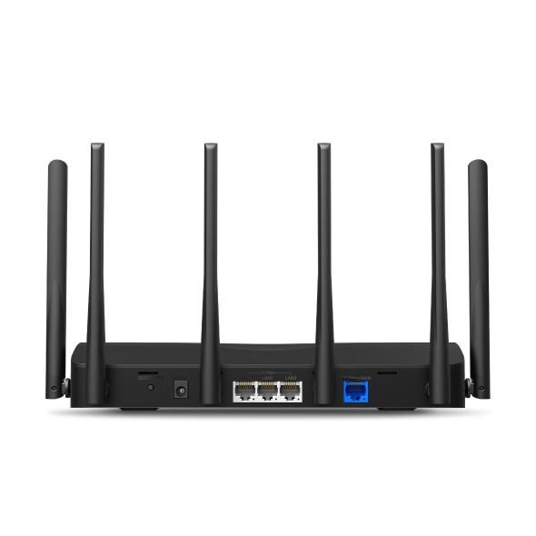 Mercusys Router Wi-Fi 7 Tri-Band BE9300, MR47BE, Standarde wireless: Wi- Fi 802.11be/ax/ac/a/b/g/n, Viteza wireless: BE9300 6 GHz: 5760 Mbps (802.11be), 5 GHz: 2880 Mbps (802.11be), 2.4 GHz: 574 Mbps (802.11ax), Interfata: 3 x 2.5 Gbps RJ45, 1 WAN, 6 antene externe omnidirectionale, Dimensiuni: 258_2