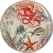 Sea Life melamine round tray - 42 cm_1