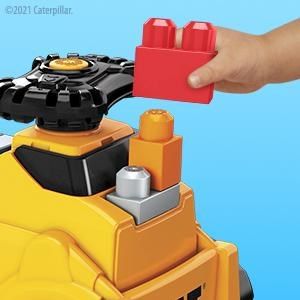 PROMO MEGA BLOKS CAT Ride-on vehicle 3in1 + HDJ29 MATTEL bricks_9