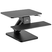 Maclean Desktop Stand for Keyboard  Monitor or Laptop  Gas Spring  Standing Up  Black  MC-882_1