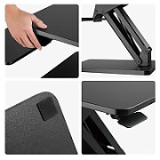 Maclean Desktop Stand for Keyboard  Monitor or Laptop  Gas Spring  Standing Up  Black  MC-882_6