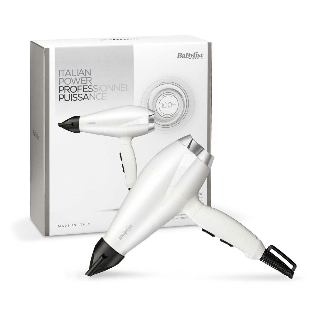 BaByliss 6704WE hair dryer 2000 W Black  White_2