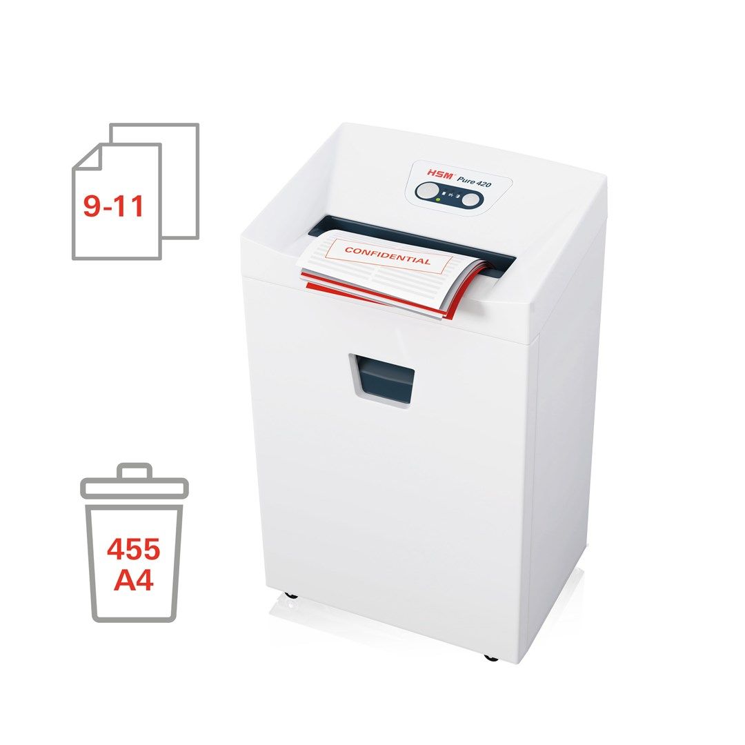 HSM Pure 420 shredder  35 l  1 9x15 mm_4