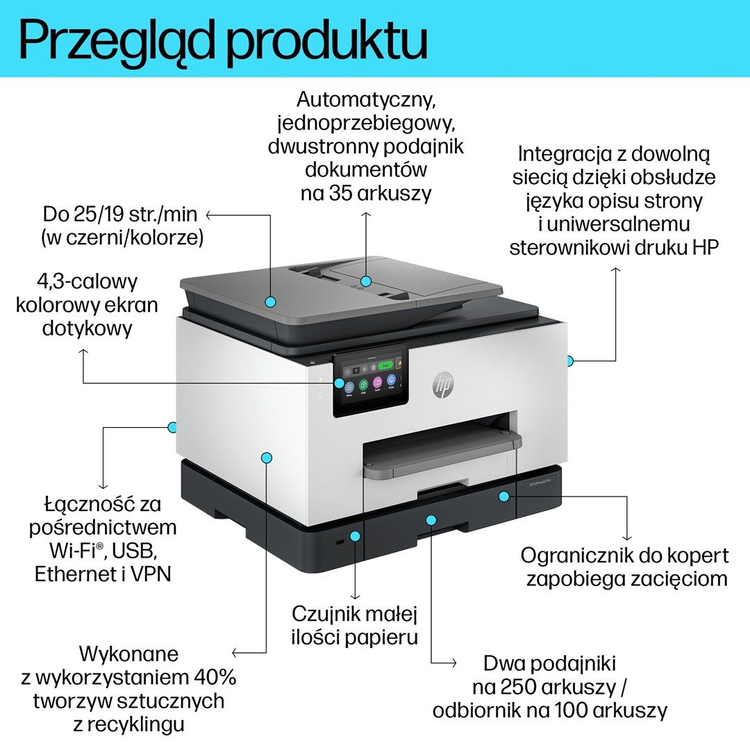 Urządzenie wielofunkcyjne HP OfficeJet Pro 9130b_18