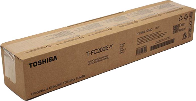 Cartus toner Toshiba TOSHIBA T-FC200EY 6AJ00000131 ,Galben ,33.600 pagini ,Original (T-FC200EY)