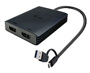 I-TEC USB-A/C 2X HDMI ADAPTER/DUAL 4K HDMI VIDEO ADAPTER