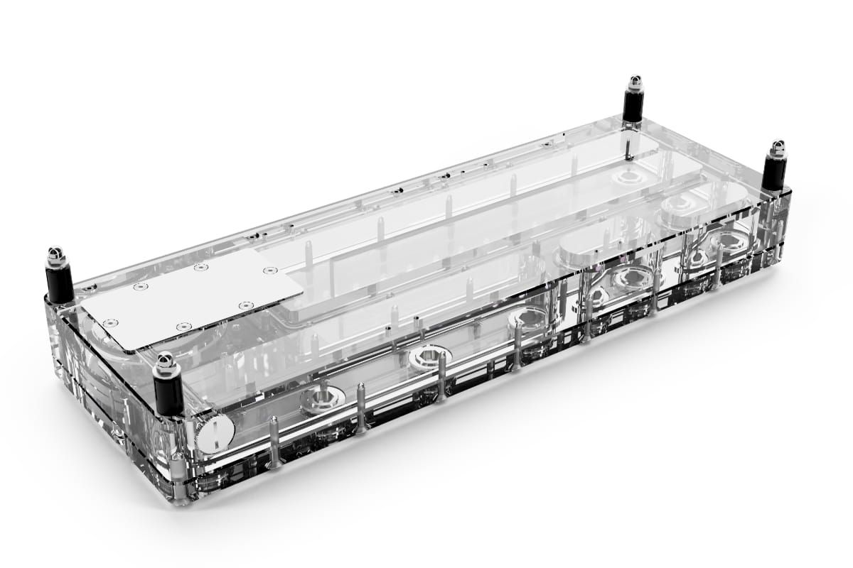 Alphacool Core Distro Plate 360 mm Left VPP/D5  ARGB - Acrylic_2