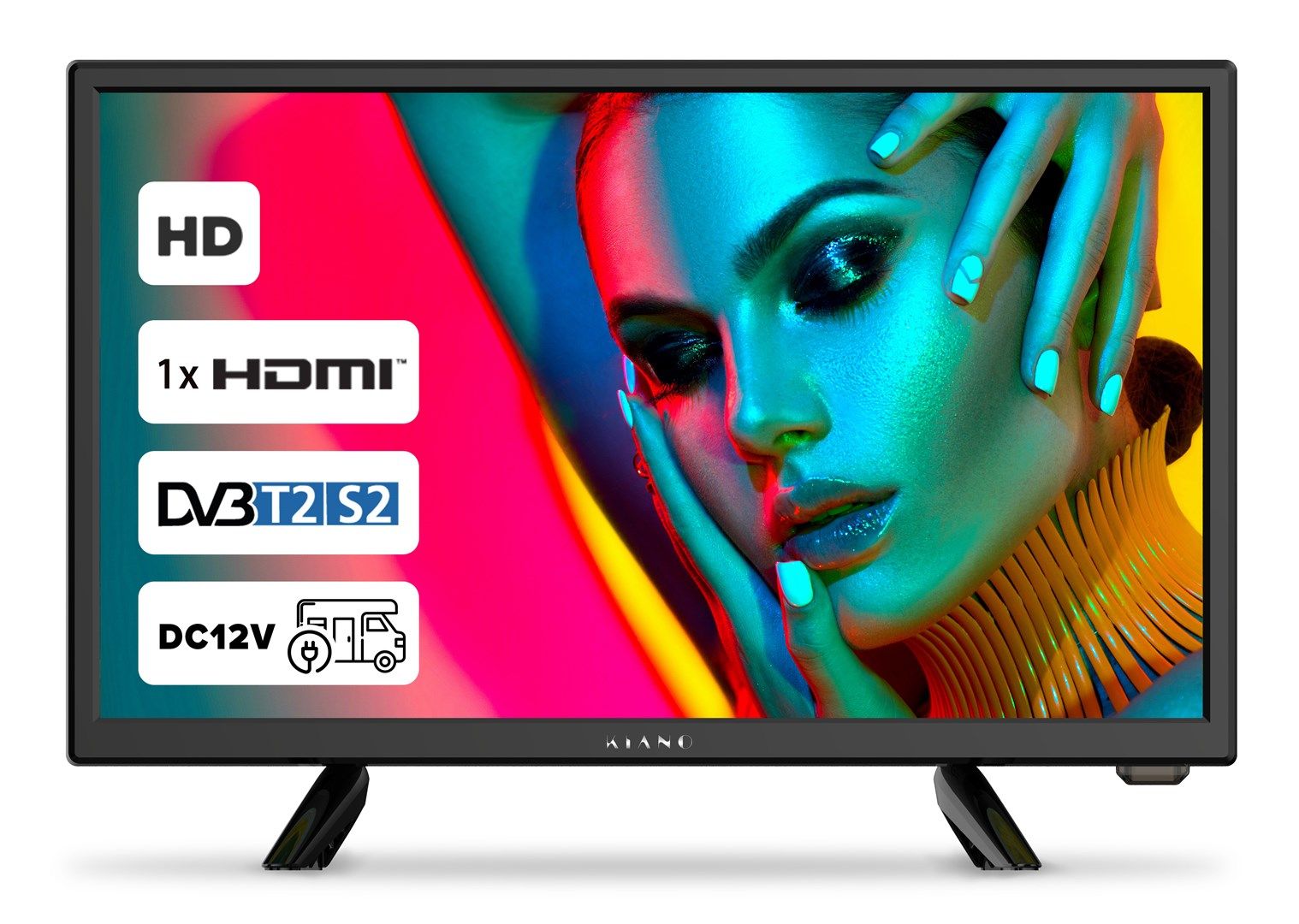 TV Kiano Slim 19  HD Ready  D-LED  DVB-T2_2