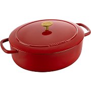 BALLARINI BELLAMONTE OVAL CAST IRON POT 75003-566-0 - 5.5 LTR RED_1