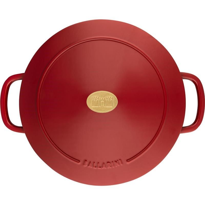 Ballarini Bellamonte Round Cast Iron Pot - Red  5.5 ltr_3