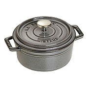 Staub Round Cast Iron Pot - 400 ml  Graphite_1