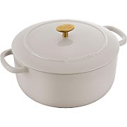 Ballarini Bellamonte Round Cast Iron Pot - 5.5 ltr  Ivory_1