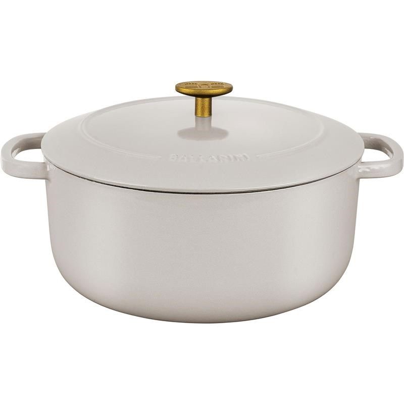 Ballarini Bellamonte Round Cast Iron Pot - 5.5 ltr  Ivory_2