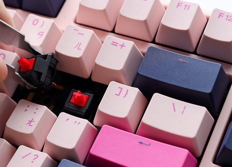 Ducky One 3 Fuji keyboard Gaming USB QWERTY US English Pink  Purple_6