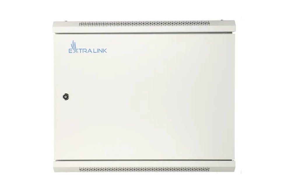 Extralink 19  9U 600x600 ASP Grey wall-mounted rack