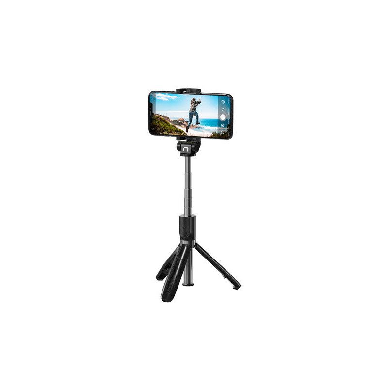 NATEC wireless selfie stick tripod Alvito BT 4.0 black_2