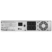 UPS APC SMC2000I-2U, 2 kVA, 1300 W, line-interactive, 6x C13, 1x USB, Sealed Lead-acid, LCD, Rack 2U, Negru