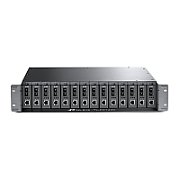 14-SLOT MEDIA CONVERTER CHASSIS/REDUNDANT POWER SUPPLY_1