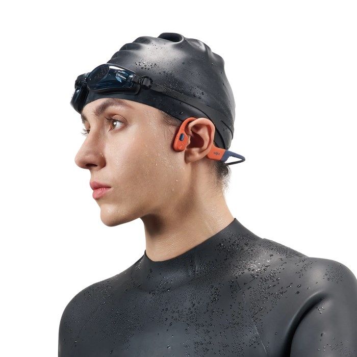 SHOKZ OpenSwim Pro Headset Wireless Neck-band Sports Bluetooth Black  Red_2