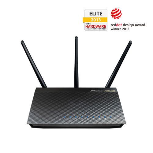 Router Wireless Asus RT-AC66U, 1xWAN Gigabit, 4xLAN Gigabit, 3 antene detasabile, dual-band AC1750 (1300/450Mbps), 2xUSB2.0, AiCloud, AiRadar, Asus WRT, VPN Server/ Print Server/ FTP server, Black Diamond_2