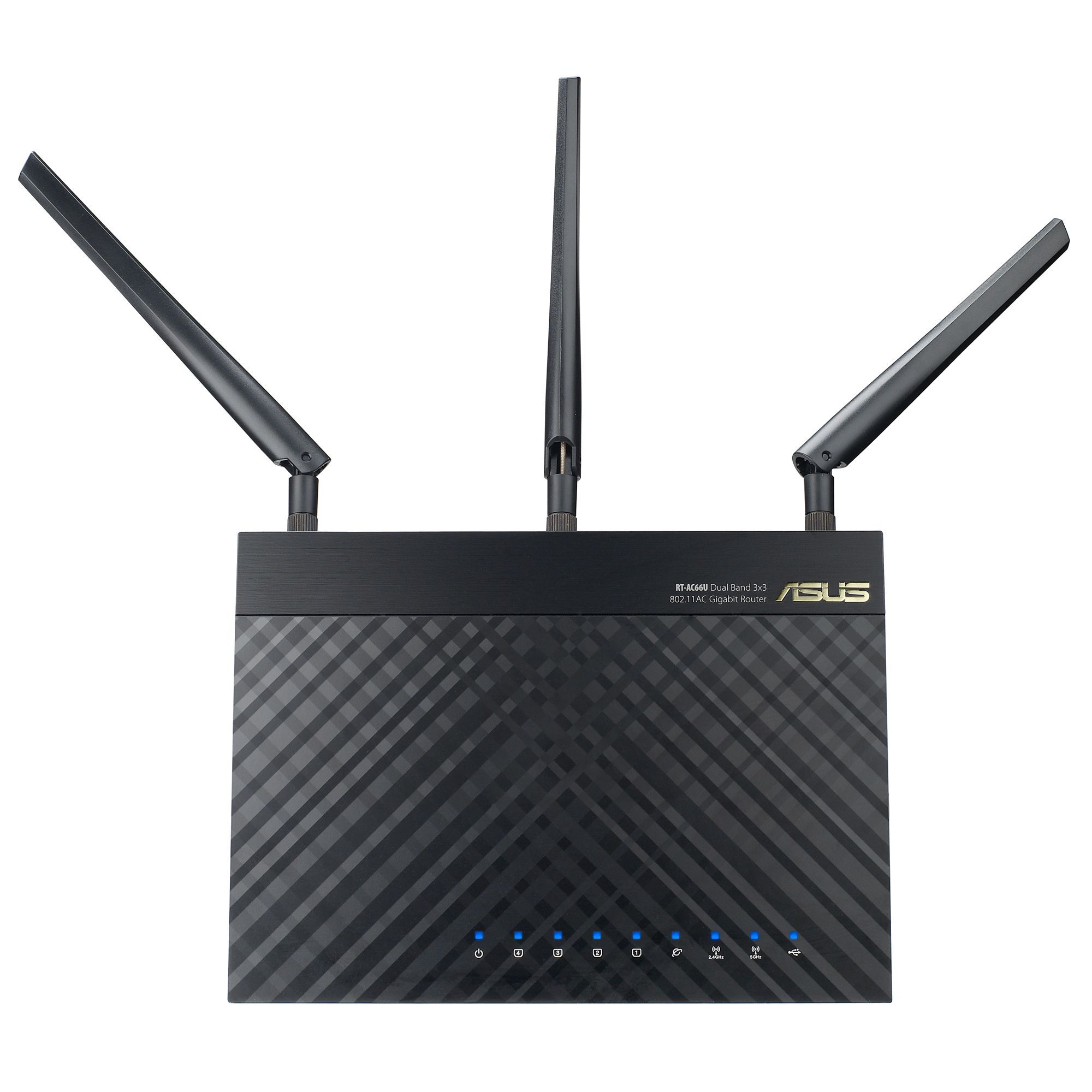 Router Wireless Asus RT-AC66U, 1xWAN Gigabit, 4xLAN Gigabit, 3 antene detasabile, dual-band AC1750 (1300/450Mbps), 2xUSB2.0, AiCloud, AiRadar, Asus WRT, VPN Server/ Print Server/ FTP server, Black Diamond_8