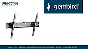 GEMBIRD Aluminum TV floor stand with caster wheels 37-70inch black_1