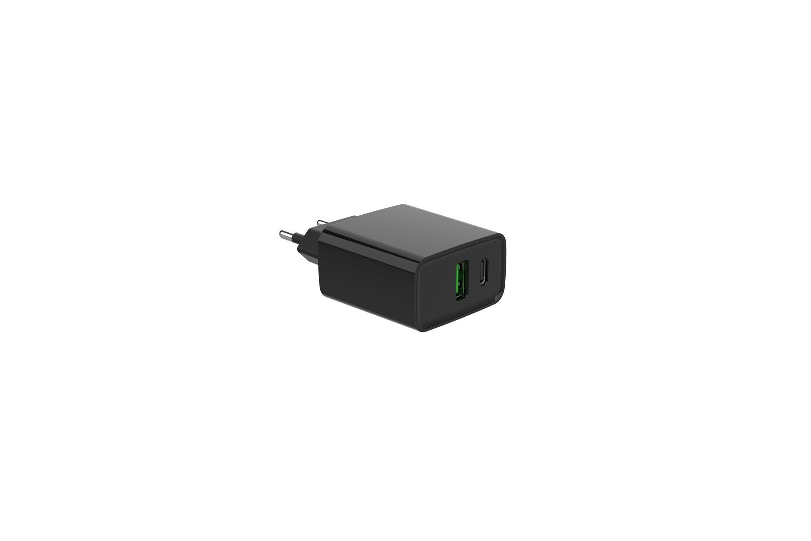 Gembird TA-UC-PDQC20-01-BK 2-port 20W Power Delivery USB type-C fast charger  black_3