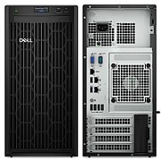 Dell PowerEdge T150 Tower Server,Intel Xeon E-2378 2.6G(8C/16T),16GB 3200MT/s UDIMM,4TB HDD SATA 6Gbps 7.2K(4x3.5