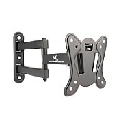 Maclean MC-417 Full Motion TV Monitor Wall Mount 13-32  30kg max. VESA 100x100 Black Powder Coated Universal Holder Bracket Adjustable Wall Distance Rotating Tilting_4