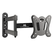 Maclean MC-417 Full Motion TV Monitor Wall Mount 13-32  30kg max. VESA 100x100 Black Powder Coated Universal Holder Bracket Adjustable Wall Distance Rotating Tilting_7