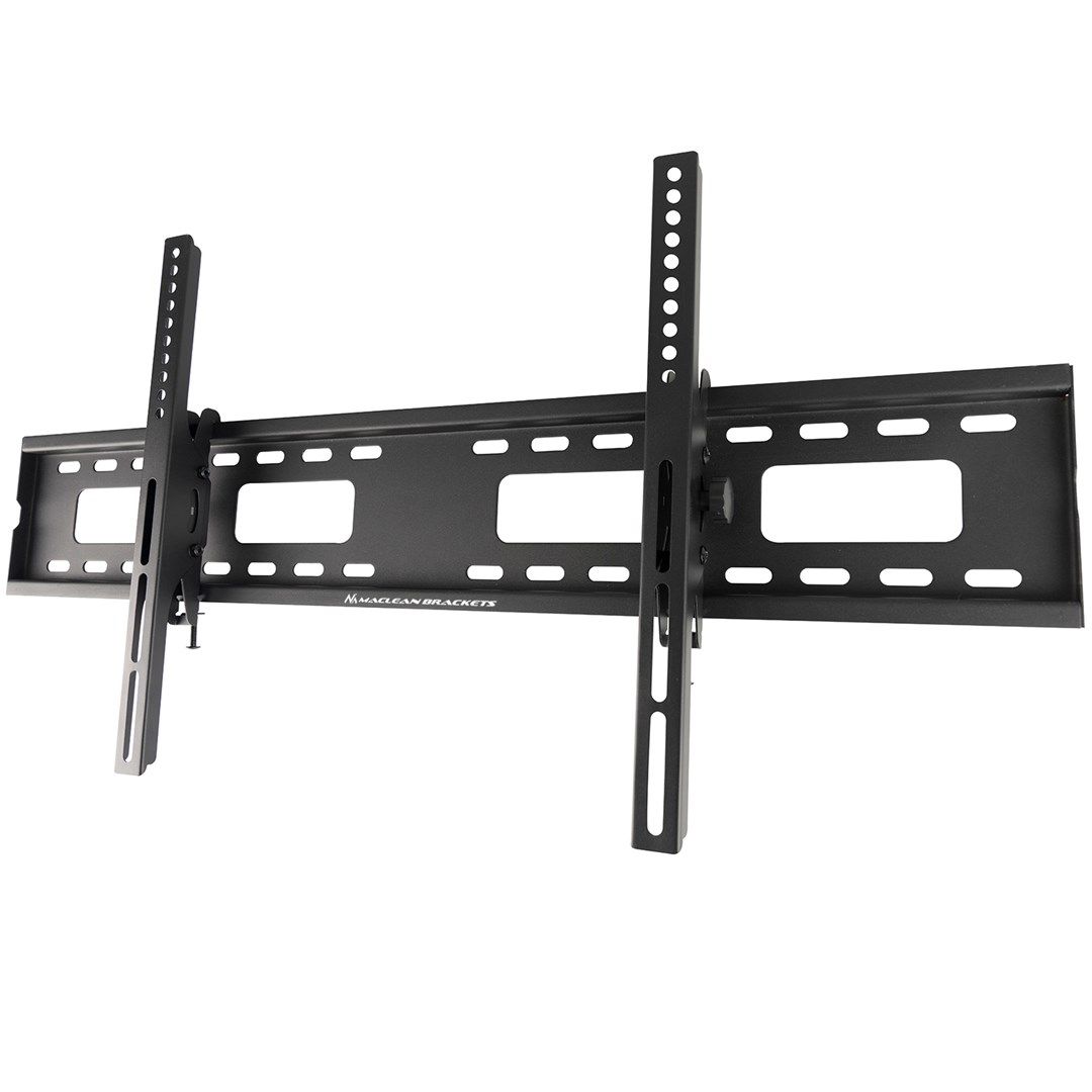 Maclean MC-422 TV Wall Mount Heavy Duty 43 -100  max VESA 800x400 120kg Tilting +/-15° Bracket Holder Hanger with Spirit Level Accessories_10