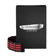 CableMod C-Series PRO ModMesh Cable Kit for RMi/RMx/RM (Black Label) - black/red