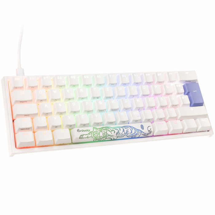 Ducky One 2 Pro Mini White Edition Gaming Tastatur  RGB LED - Cherry Black