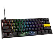 Ducky One 2 Pro Mini Gaming Tastatur  RGB LED - Cherry Silent Red (US)