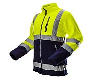 High visibility fleece jacket  yellow  size XXL_1