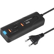 Esperanza EZC109 mains charger 60W Black_1