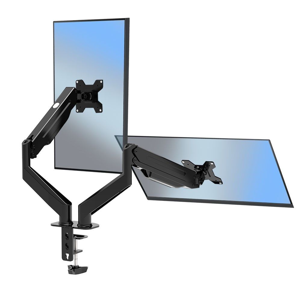 Esperanza ERW020 Gas desk mount for two monitors 17-27‘’ up to 6kg_4